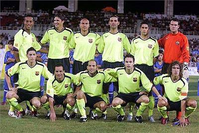 &eacute;quipe de barcelona